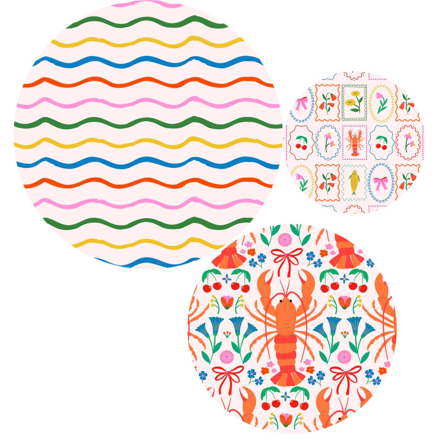 Frostie - food cover set of three (3)