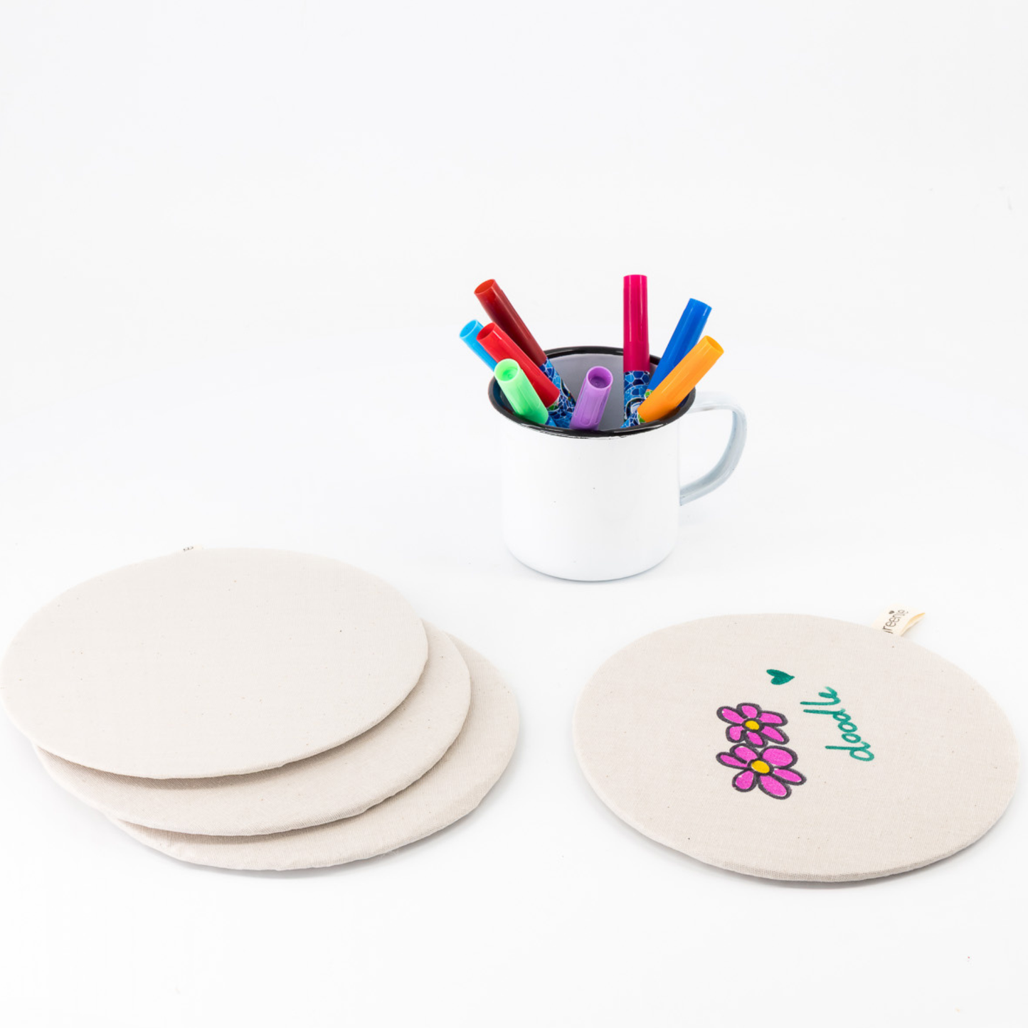 Doodle Food Covers (small set of 3)