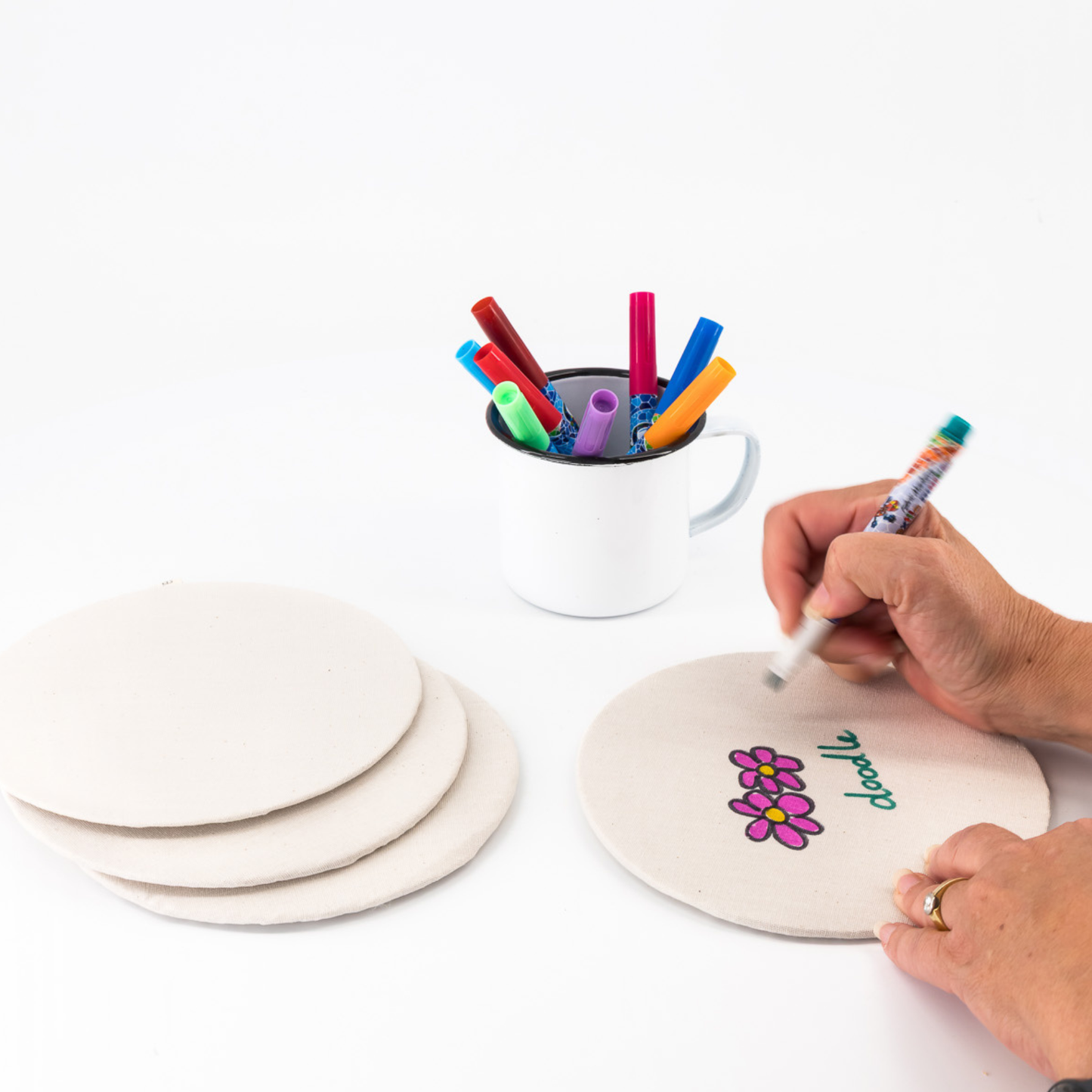 Doodle Food Covers (small set of 3)