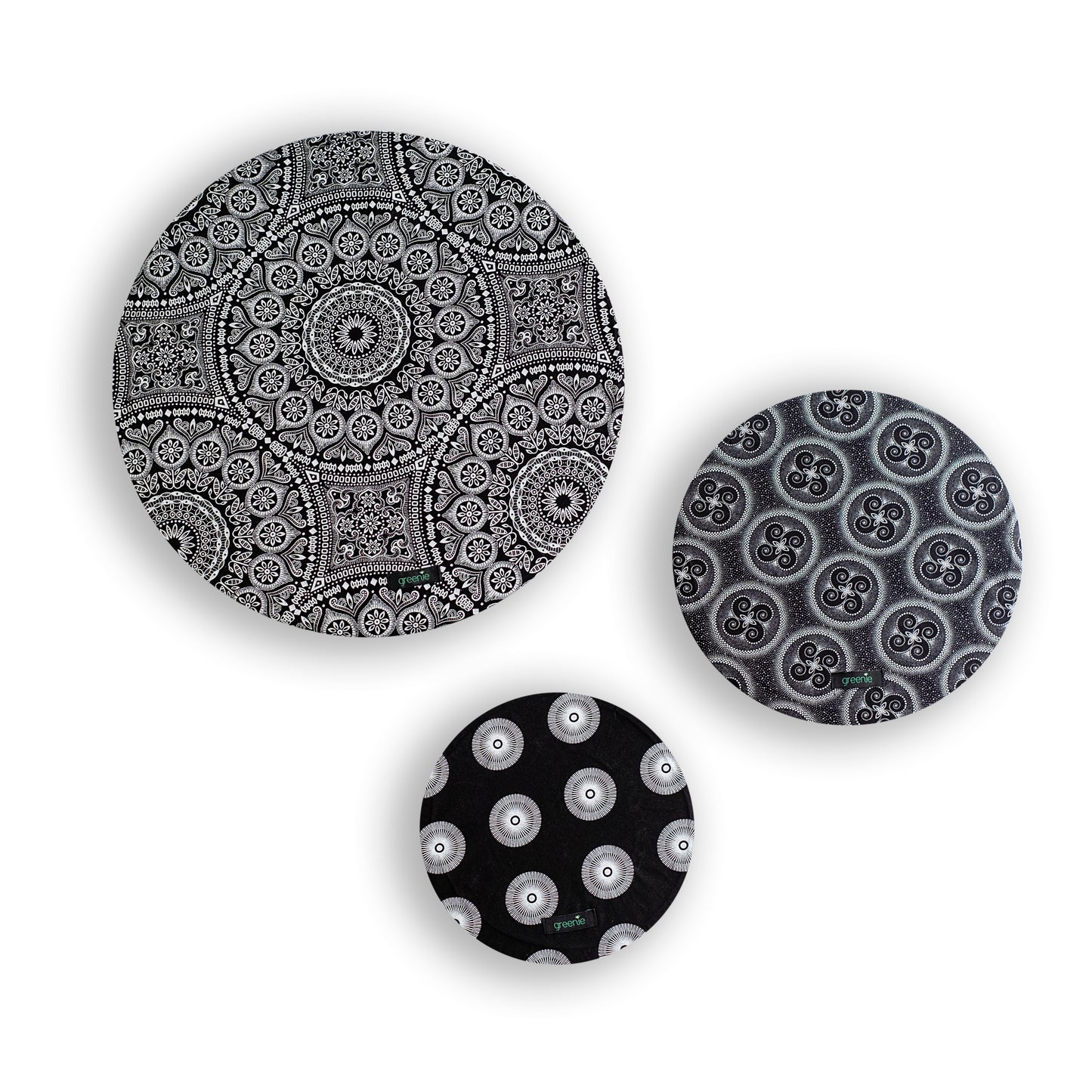 Food Covers Shweshwe (set of 3)