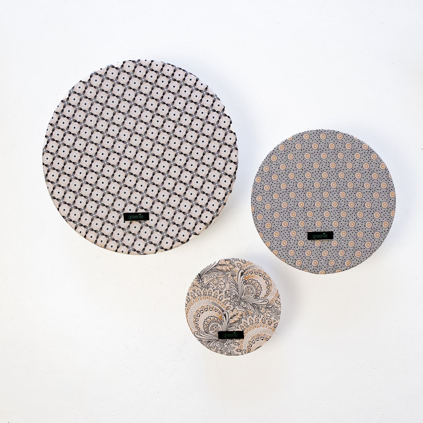 Food Covers Shweshwe (set of 3)