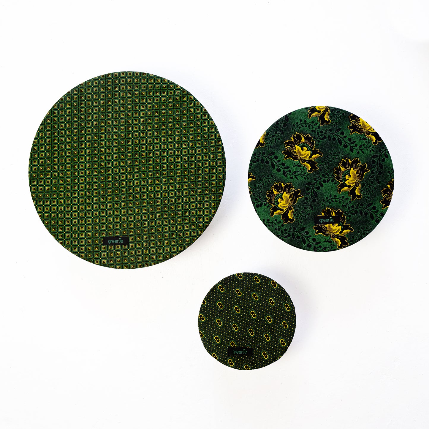 Food Covers Shweshwe (set of 3)