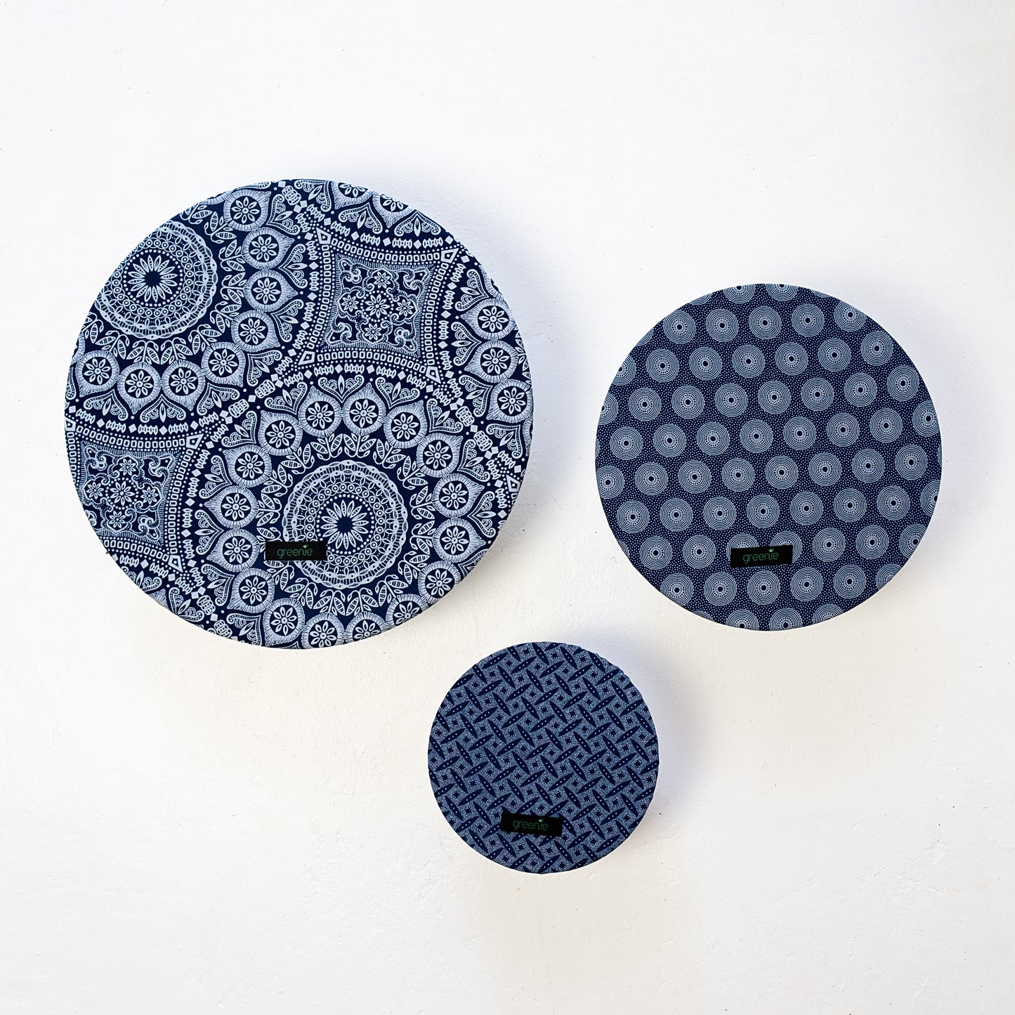 Food Covers Shweshwe (set of 3)
