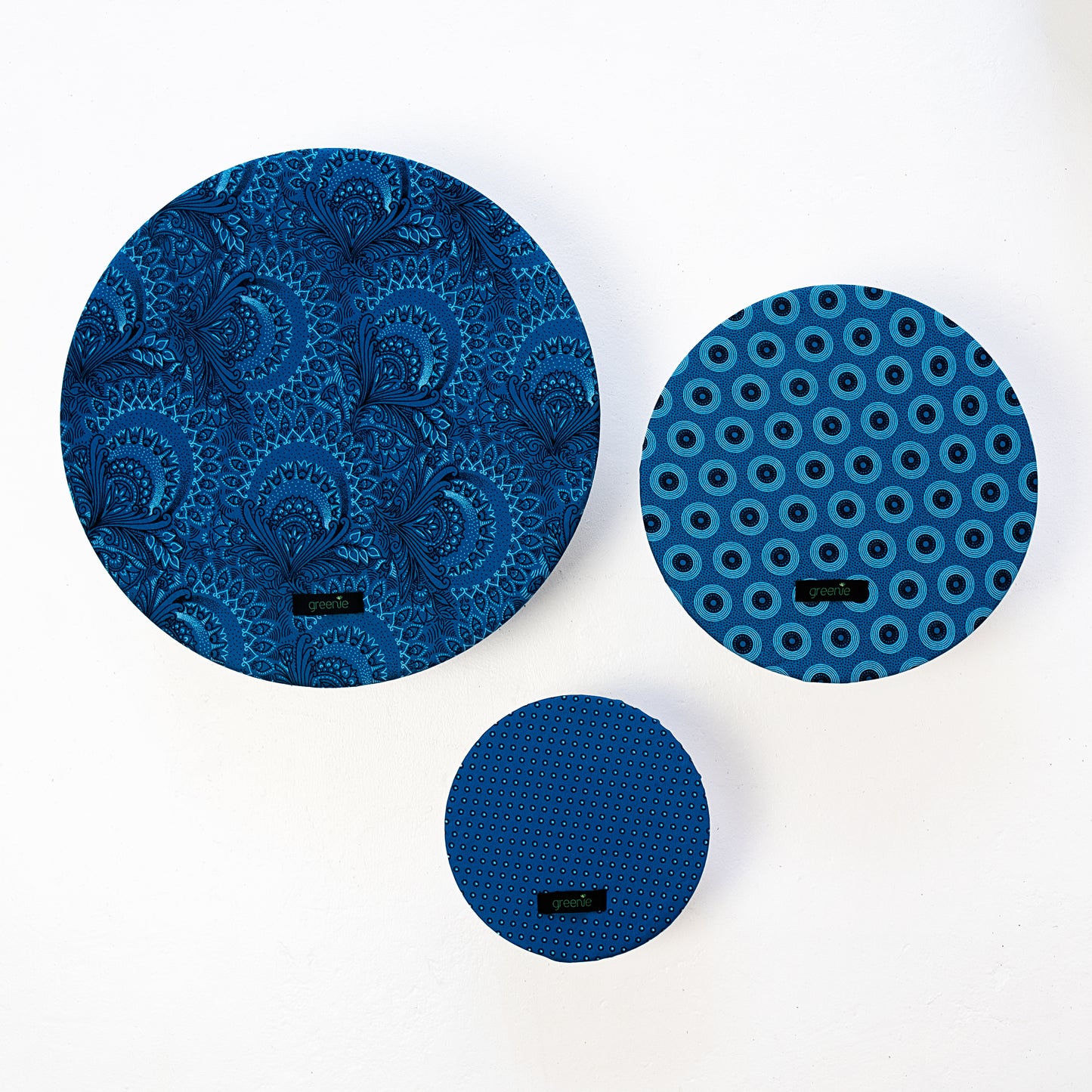 Food Covers Shweshwe (set of 3)