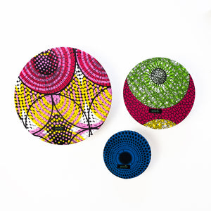 African Island Food Covers (Set of 3)